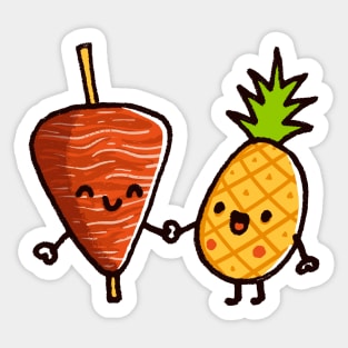 El Trompo y la Piña Sticker